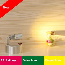 1 Вт/3 Вт светодиод на батарейках точечная лампа, мощность Бесплатный акцент точечная лампа фон, фото, свадьба, шоу, энергосберегающие 15-18hours батарея лампа