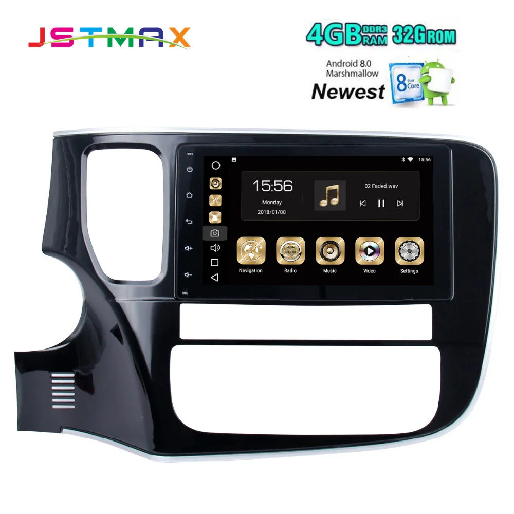 

Octa Core 8" Android 8.0 Car GPS Radio Player for Mitsubishi Outlander 2014-2016 with 4GB+32GB Auto Stereo Multimedia