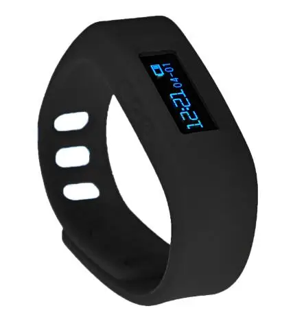 Черный Kebidu умный браслет на запястье Bluetooth 4,0 педометр датчик сна фитнес-трекер Браслет для IOS Android смартфон - Цвет: Черный