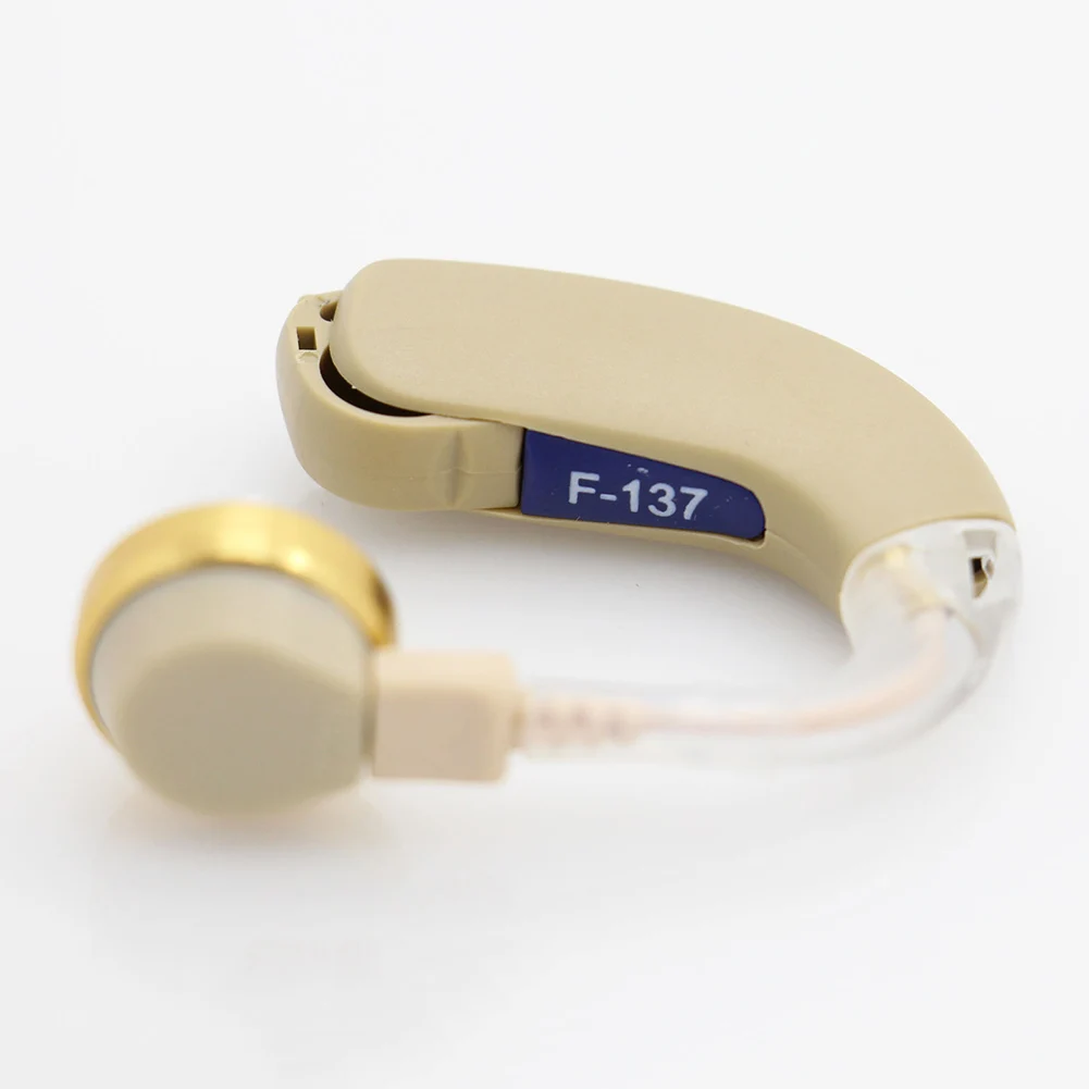 AXON F-137 Behind Ear Adjustable Tone Hearing Aid Sound Voice Amplifier Ear Care Device Promotion Price