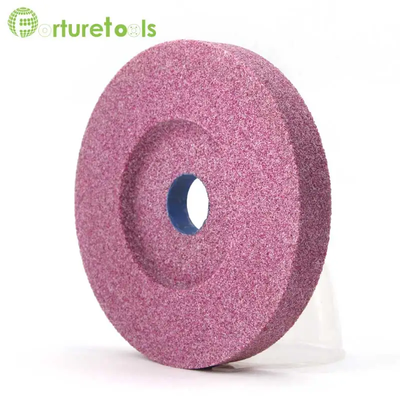 Single concave pink aluminum oxide surface grinding wheel Rose red