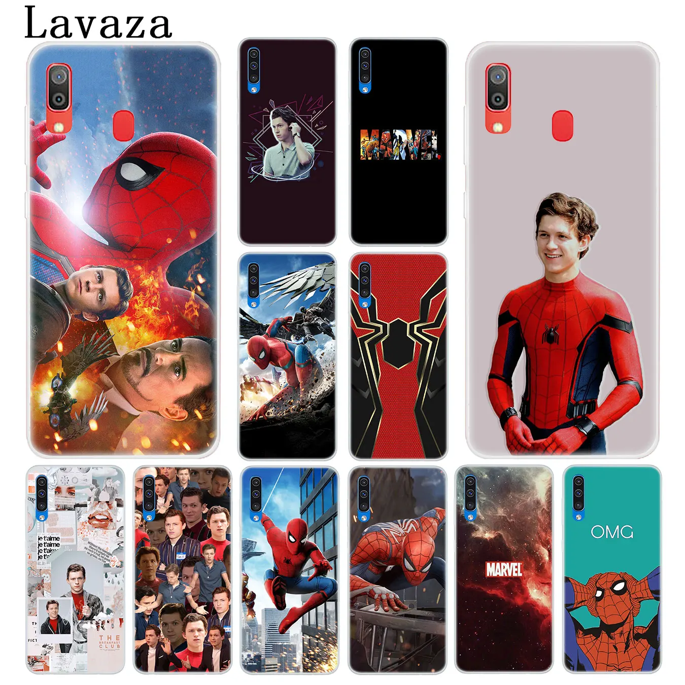 

Lavaza SpiderMan Marvel Logo Hard Transparent Phone Case for Samsung Galaxy M40 M30 M20 M10 A10 A20 A30 A40 A50 A60 A70 Cover