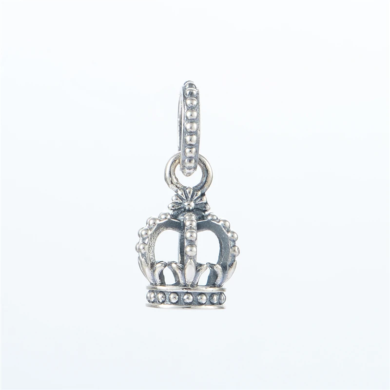 

New Sterling Silver Beads DIY Jewelry Charm Fits Europe Charms Bracelets Crown Charm Women Silver Jewelry Wholesale