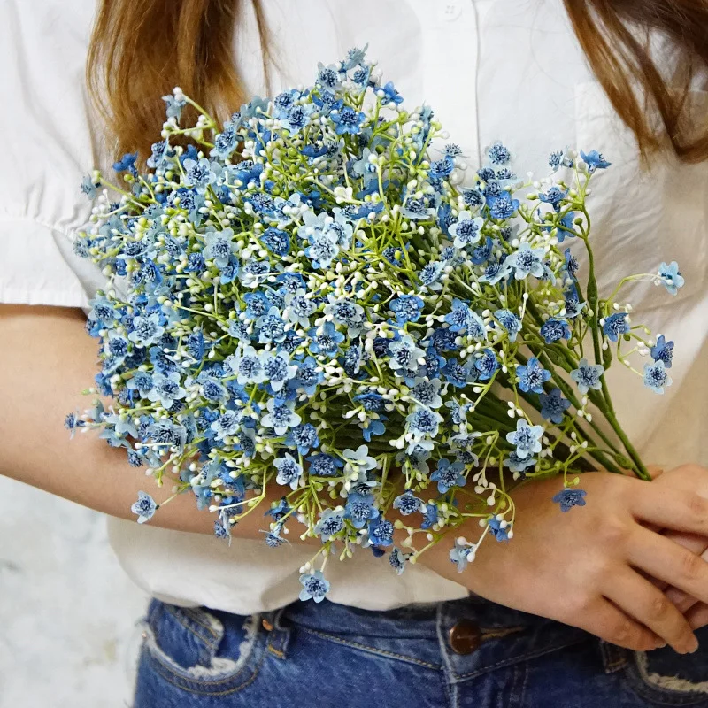 

Artificial Gypsophila Flowers Wedding Bridal Hold Real Touch Silk Fake Flowers Home Decoration Accessories Valentines Day Gift