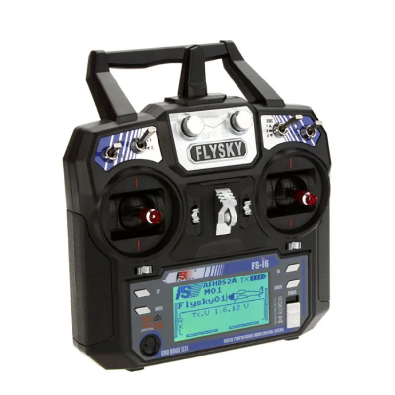 

Flysky FS-i6 FS I6 2.4G 6CH AFHDS RC Transmitter Controller With FS-iA6 Receiver For RC Helicopter Airplane Quadcopter