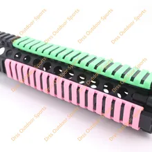 Дрсс МП лестница 18 слотов для карт низкопрофильный рельсы Чехлы 4 шт./упак. розовый для перекладина для AR15/M4(DS9526D