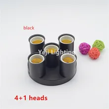 Черная потолочная роза с несколькими лампами Держатель для настенного светильника Люстра верхняя розетка потолочного светильника аксессуары