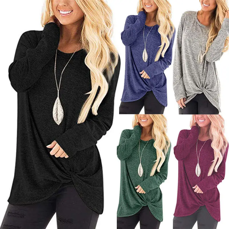 Women Loose Long Sleeve Ladies Jumper Pullover Tops Autumn