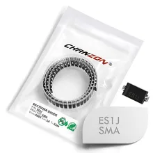 100 шт.) ES1J SMD супер быстрое восстановление выпрямительного диода 1A 600 V 35ns SMA(DO-214AC) 1 Ампер 600 вольт диоды
