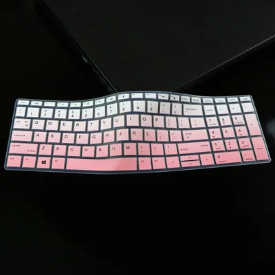 15 inch laptop Keyboard Cover Protector Skin For HP Probook 15.6" Laptop ProBook 450 G5 450 G6 455 G6 650 G4 470 G5 17.3 inch - Цвет: Gradualpink