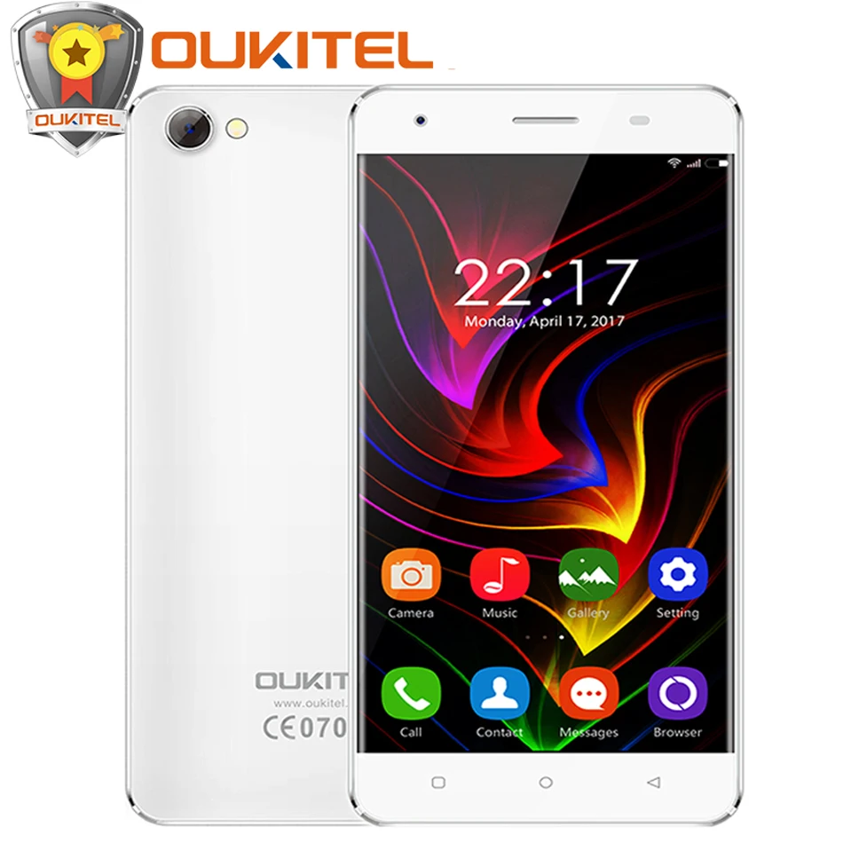 Oukitel C5 MTK6580 Quad Core Android 7 0 Mobile Phone 5 0 Inch Cell Phones 2G