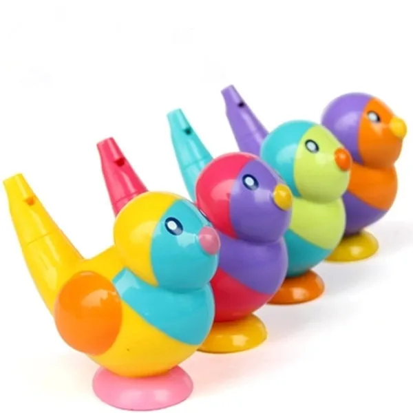 1pc 2 in 1 whistle baby bath collection bath toy bird water whistles