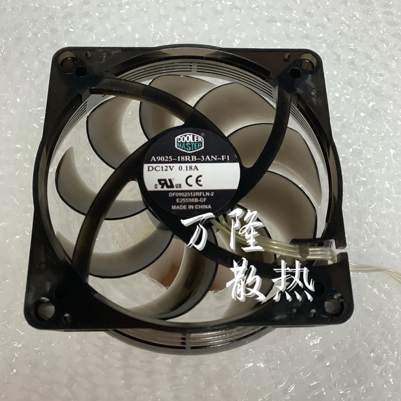 Cooler master A9025-18RB-3AN-F190MM 100x100x25 мм круговой вентилятор 82 мм Шаг отверстия для охлаждения процессора вентилятор 12 В 0.18A с 3 контактами