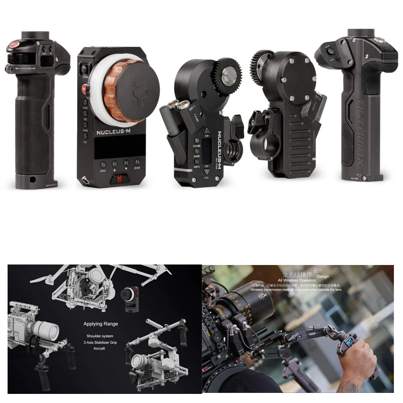 

TILTA WLC-T03 Nucleus-M Wireless Follow Focus Lens Control System,Follow Focus for zhiyun crane 2 / DJI RONIN Handheld Gimbal