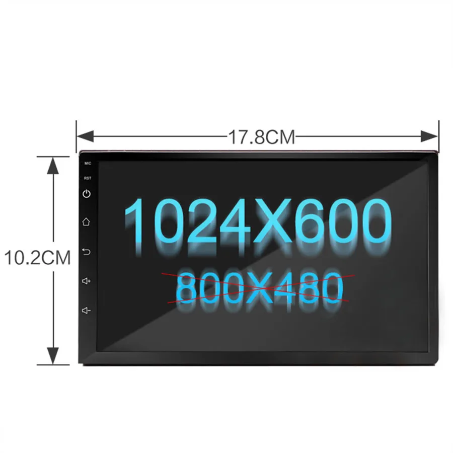 Cheap 2 Din Wifi Multi-Media 7 Inch Car Radios Player Car Android 6.0 GPS Navigation Bluetooth For Nissan VW Toyota Peugeot 3