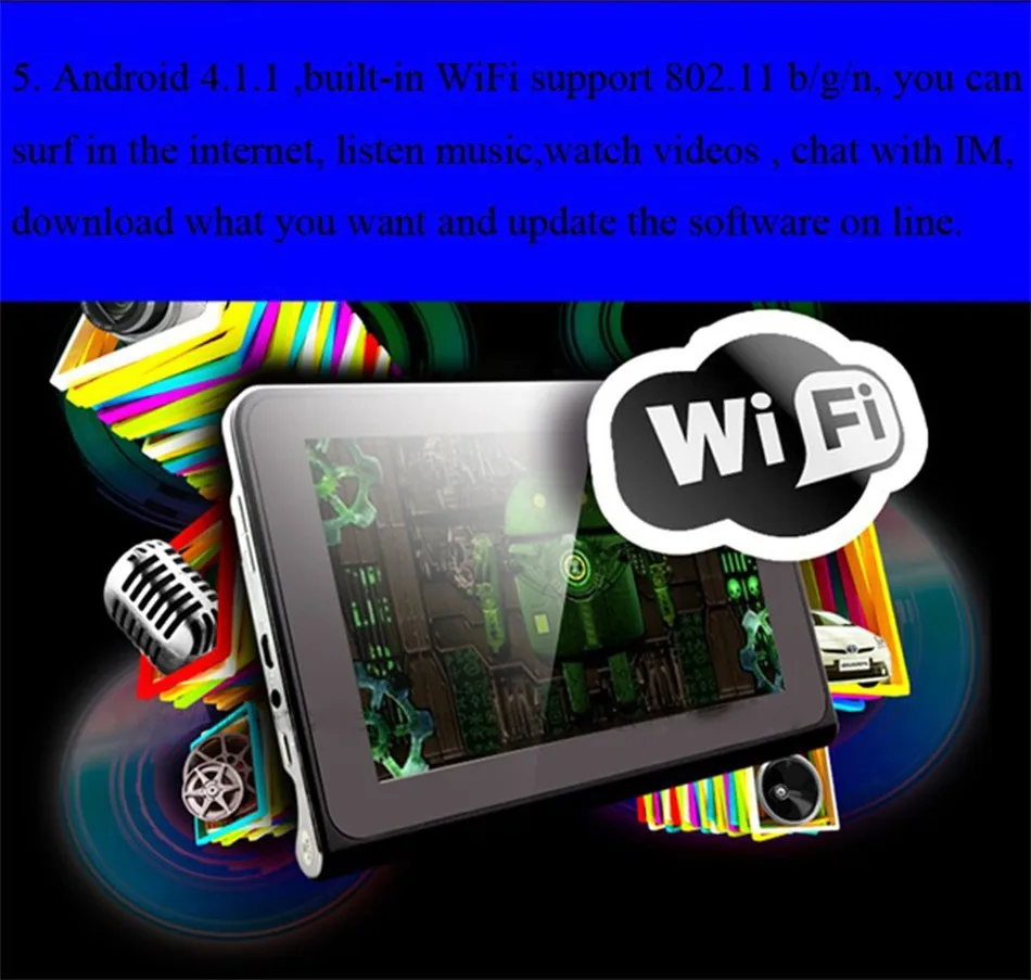 Новинка, 7 дюймов, gps навигация, Android, gps DVR видеокамера, 16 ГБ, Allwinner A33, четыре ядра, 4 ЦП, радар-детектор, камера заднего вида, парковка