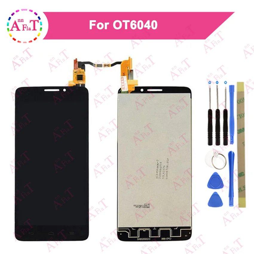 ЖК-дисплей с дигитайзером сенсорный экран для Alcatel One Touch IdolX OT6040 6040 6040D 6040E 6040A 6040X OT |