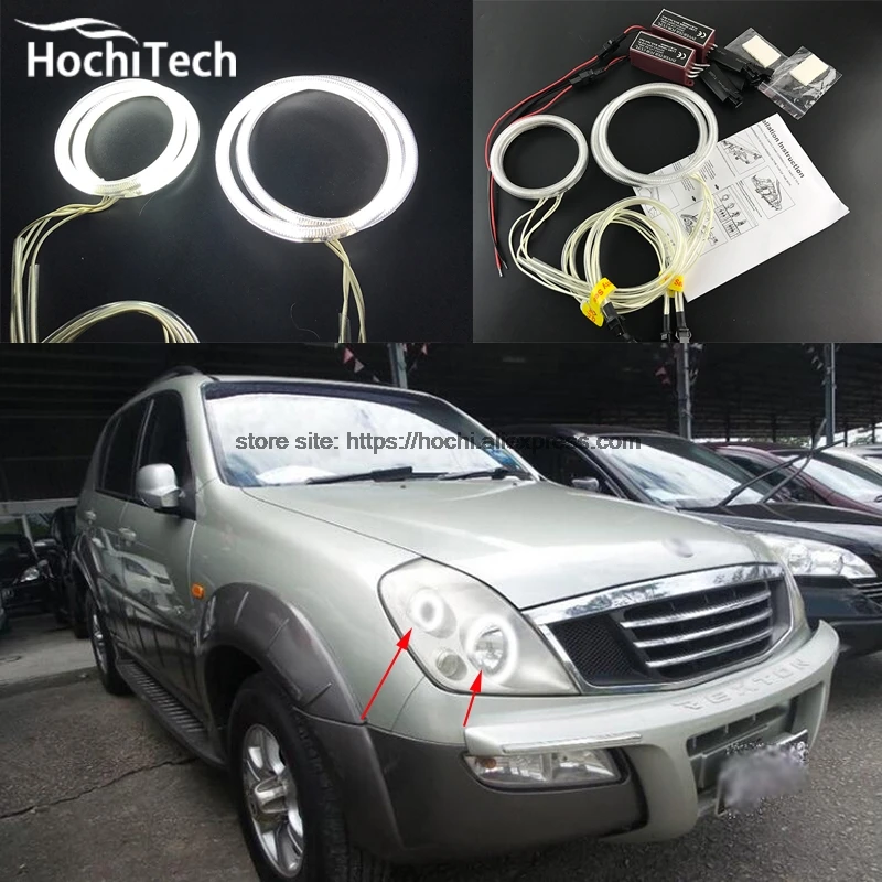 HochiTech белый 6000 К CCFL головной светильник Halo ангел демон глаза комплект ангела для