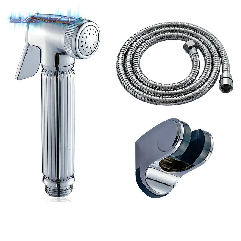 All Copper Bidet Nozzle Hose Set Bidet Wash Washing Toilet Bidet Balcony Flush Faucet Set Bathroom