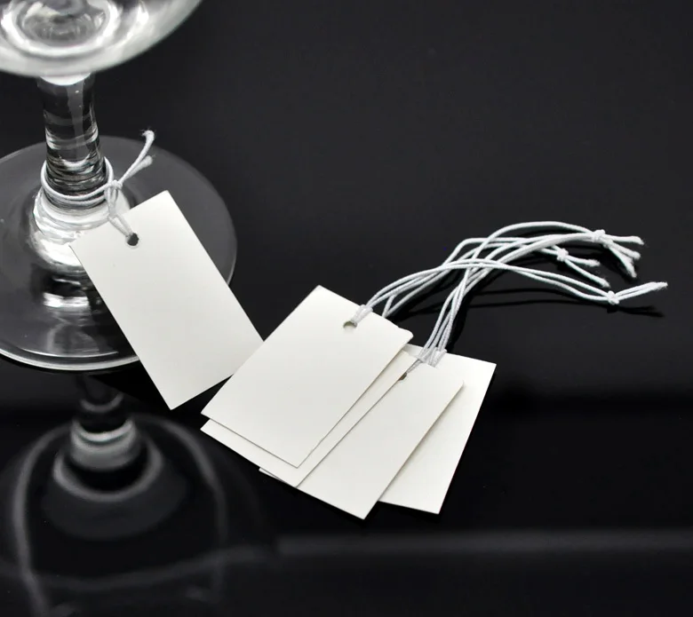 Wholesale 300pcs String Jewelry Price Label Paper Pricing Tags 3.7x2 ...