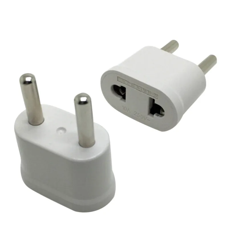 1Pcs US USA to EU EURO Europe Travel Power Schuko Plug ...