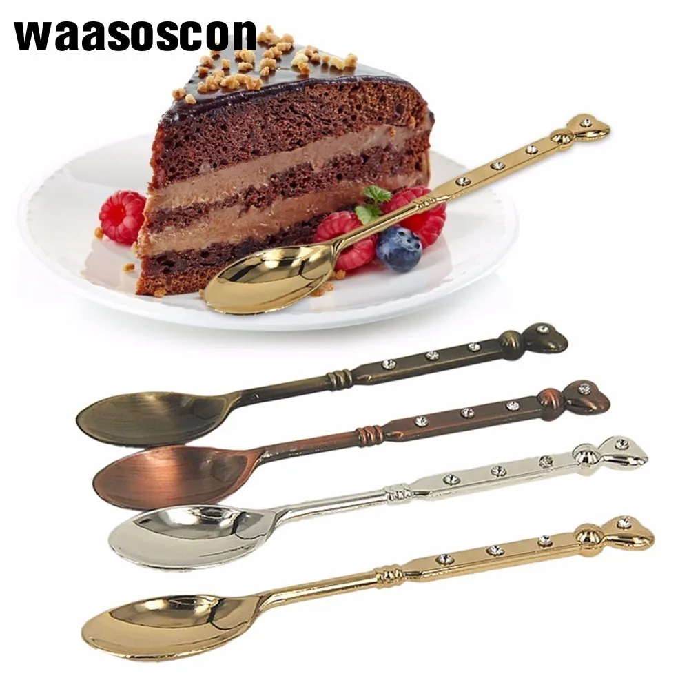Herz Geformte Griff Diamant Edelstahl Loffel Innovative Retro Suppe Kaffee Eis Scoop Dessert Tee Kuchen Zeit Geschirr Stainless Steel Spoon Steel Spoonstainless Steel Soup Spoon Aliexpress