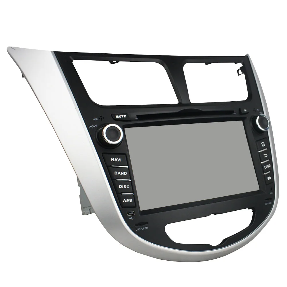 Clearance Navirider CAR DVD Android 8.0.0 8-core touch screen car stereo for Hyundai Verna /Accent /Solaris 2011+DVR multimedia headunit 2