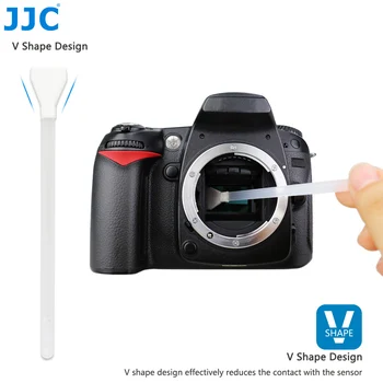 

JJC 16mm Width APS-C Frame Sensor Camera Cleaner CCD CMOS Clean Tool V Shape Cleaning Swab Kit for Canon/Nikon/Sony/Olympus