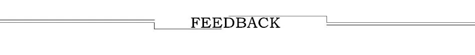 FEEDBACK