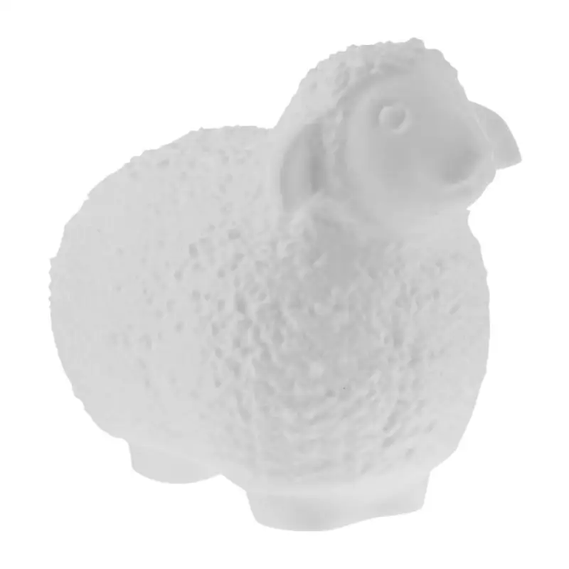 Best Rechargeable 3D Print Sheep Night Light LED Lamp RC Switch USB Charging Bedroom Bookcase Night Light Home Decor Creative Gifts
