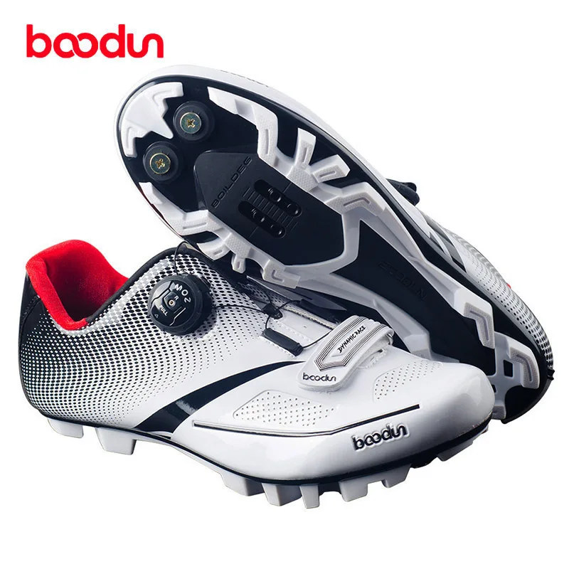 Кроссовки Zapatilla Mtb Hombre велосипедные туфли для велосипедов Горный велосипед кроссовки Sapatilha Ciclismo Chaussure Vtt - Цвет: White