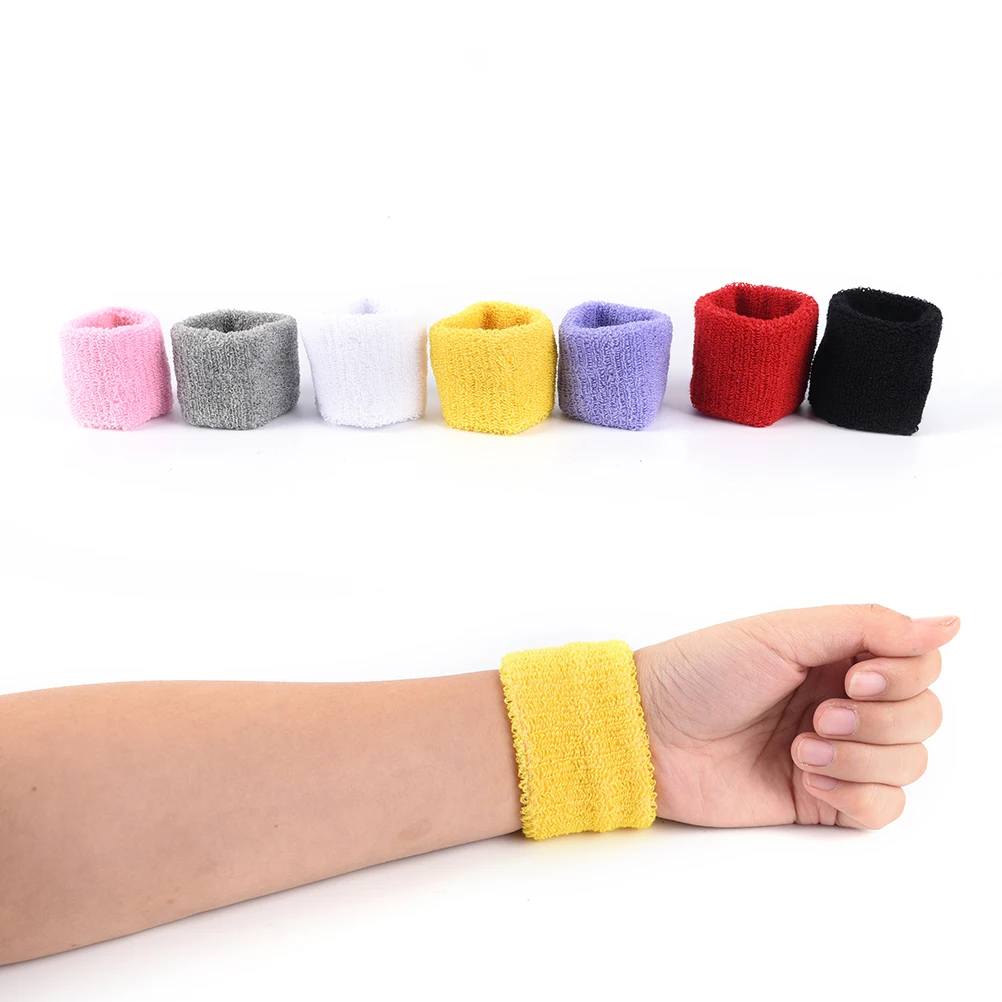 

Tennis Squash Badminton Basketball Bracelet Wristband 1Pair 8x5cm Men Women Sports Sweatband Wrist Support Gym Wrist Wraps