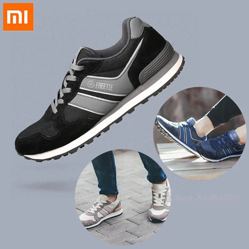 

3color Original Xiaomi Sports Shoes FREETIE 80 Retro Casual Shoes Breathable Refreshing Mesh Comfortable And Stable For Man