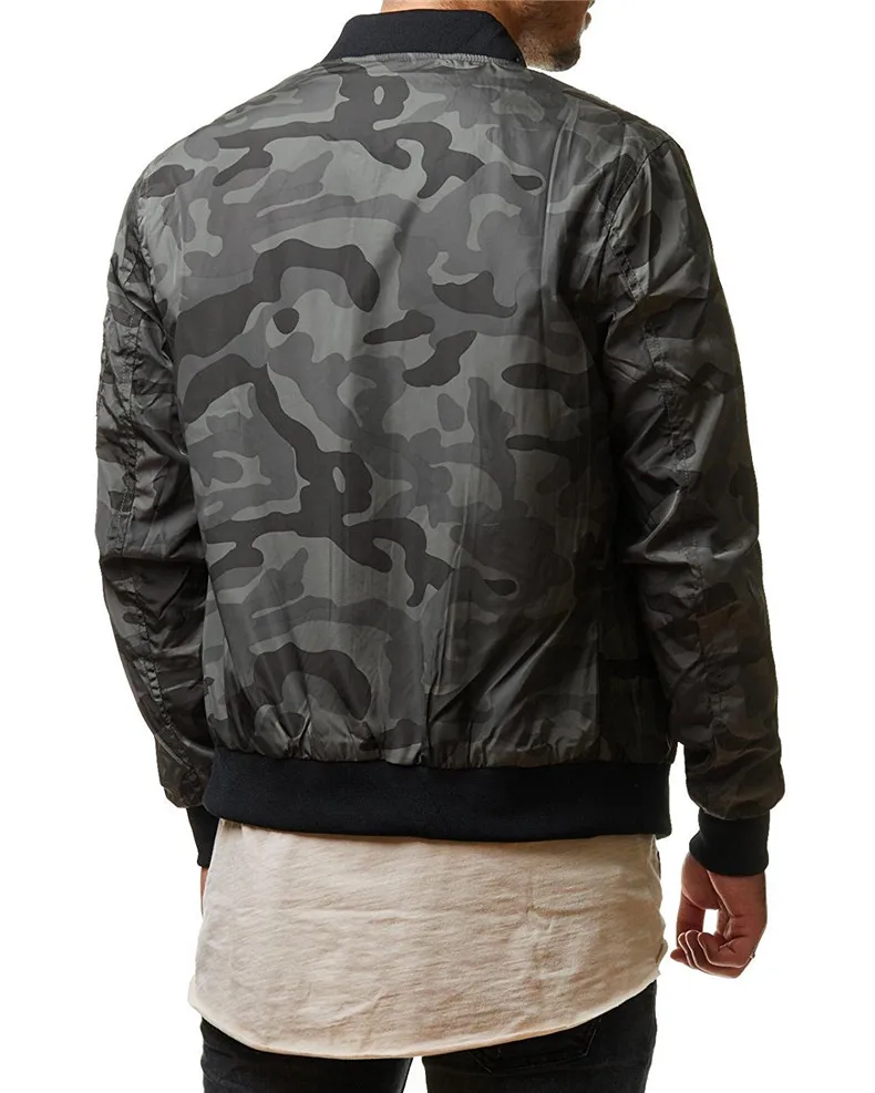 7XL Jackets Men 2019 Camouflage Jacket Male Coats Camo Bomber Mens Jacket Brand Cloth Outwear Baseball Collar Plus Size 5XL 6XL 07