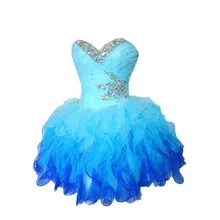 Benutzerdefinierte Ballkleid Schatz Knielangen Abendgesellschaft Kleider vestido de festa curto Sleeveless Tiered Kurze Heimkehr Kleider