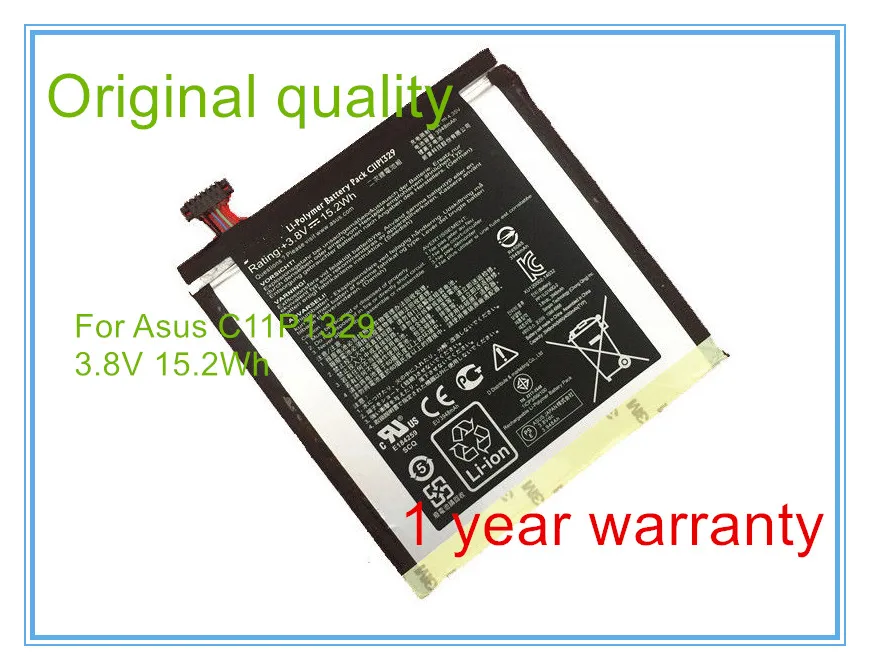 

Оригинальный аккумулятор C11P1329 3,8 в Втч для планшета 8 ME181C ME181CX