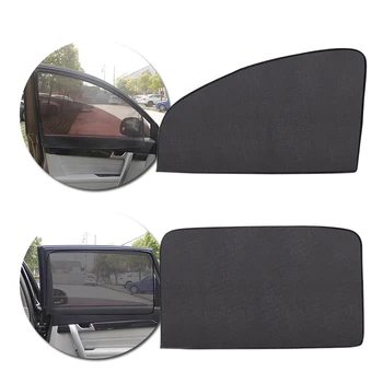 

Car Interior Sun Shade UV Protection Side Mesh Sunvisor Summer Protective Window Film Magnetic Side Window Curtain Sunshade