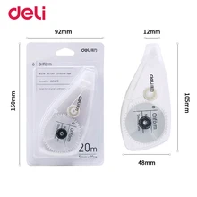 Deli 20 м коррекционная лента простой дизайн студенческие канцелярские письма большой емкости измененная лента офисные принадлежности 7249