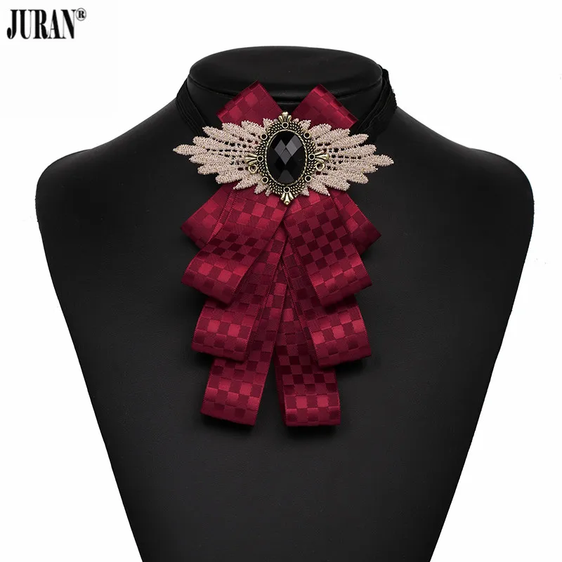 

JURAN New Classic Buckle Statement Scarf Brooches Pins Hot Sale Trendy Bohemian Cloth Clip Women Fashion Tie Bow Brooches