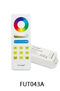 Miboxer RGB/RGBW/RGB+ CCT контроллер светодиодной ленты DC12V~ 24V 2,4G беспроводной wifi смарт-панель Пульт дистанционного управления - Цвет: FUT043A