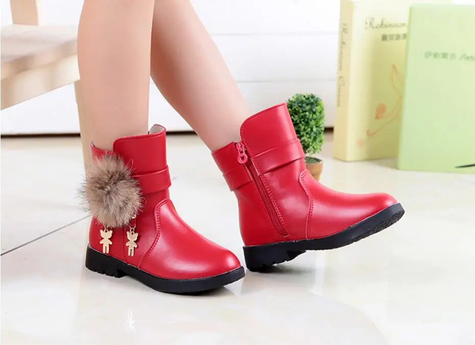 Girls high heel boots-23