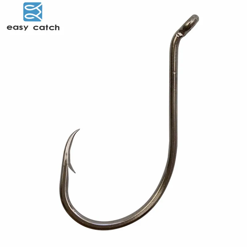 Рыболовные крючки черные Easy Catch 50 шт. 8299 рыболовные офсетные с осьминог клюв