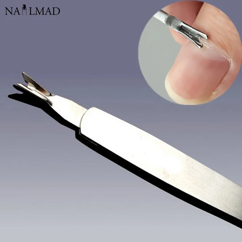 

1pc Stainless Steel Cuticle Remover Finger Dead Skin Push Nail Cuticle Pusher Manicure Pedicure Care Tool Nail Art Tools
