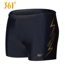 361 New Professional Swim Shorts Men's Trunks Athletic Swimming Trunks Breathable Sport Boxer Trunks Men Summer Pool Short Pants geometric print color block sport men s swimming trunks
