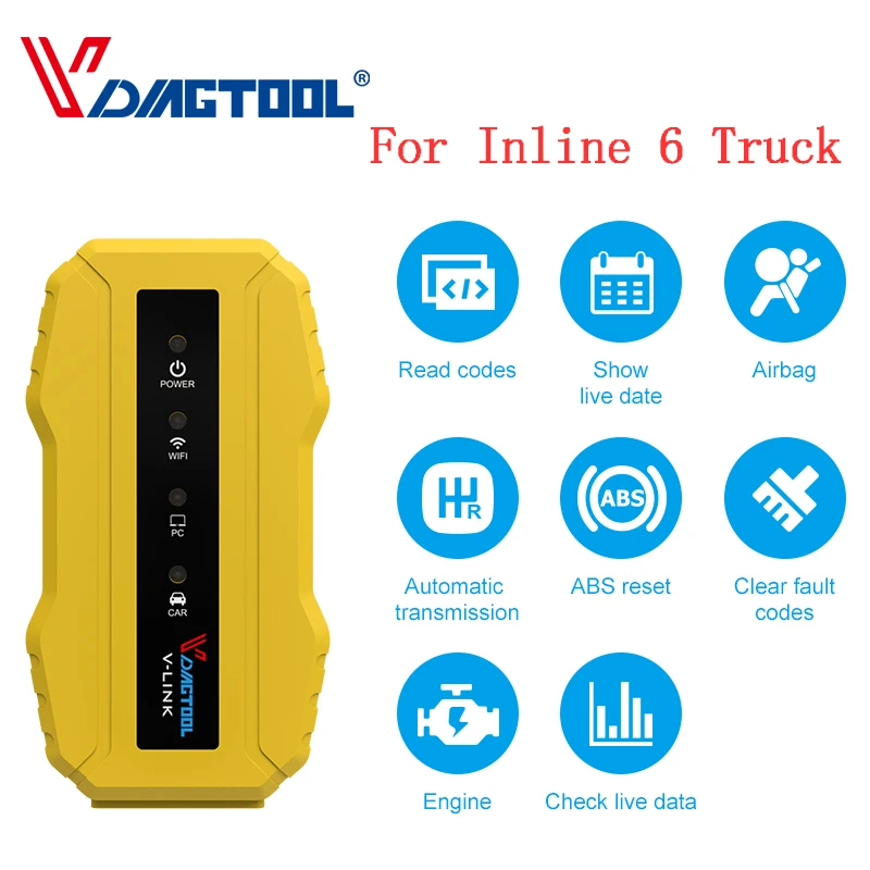Vdiagtool Новый V link для Cummins встроенный диагностический инструмент повышенной