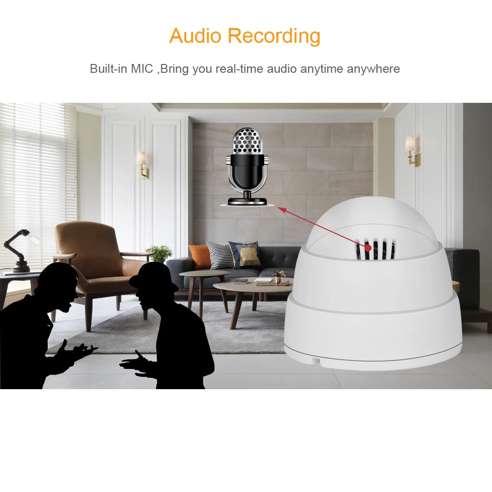 IP камера GADINAN 720P 960P 1080P с микрофоном и функцией ночного видения|2mp dome|ip wifi camerawifi camera
