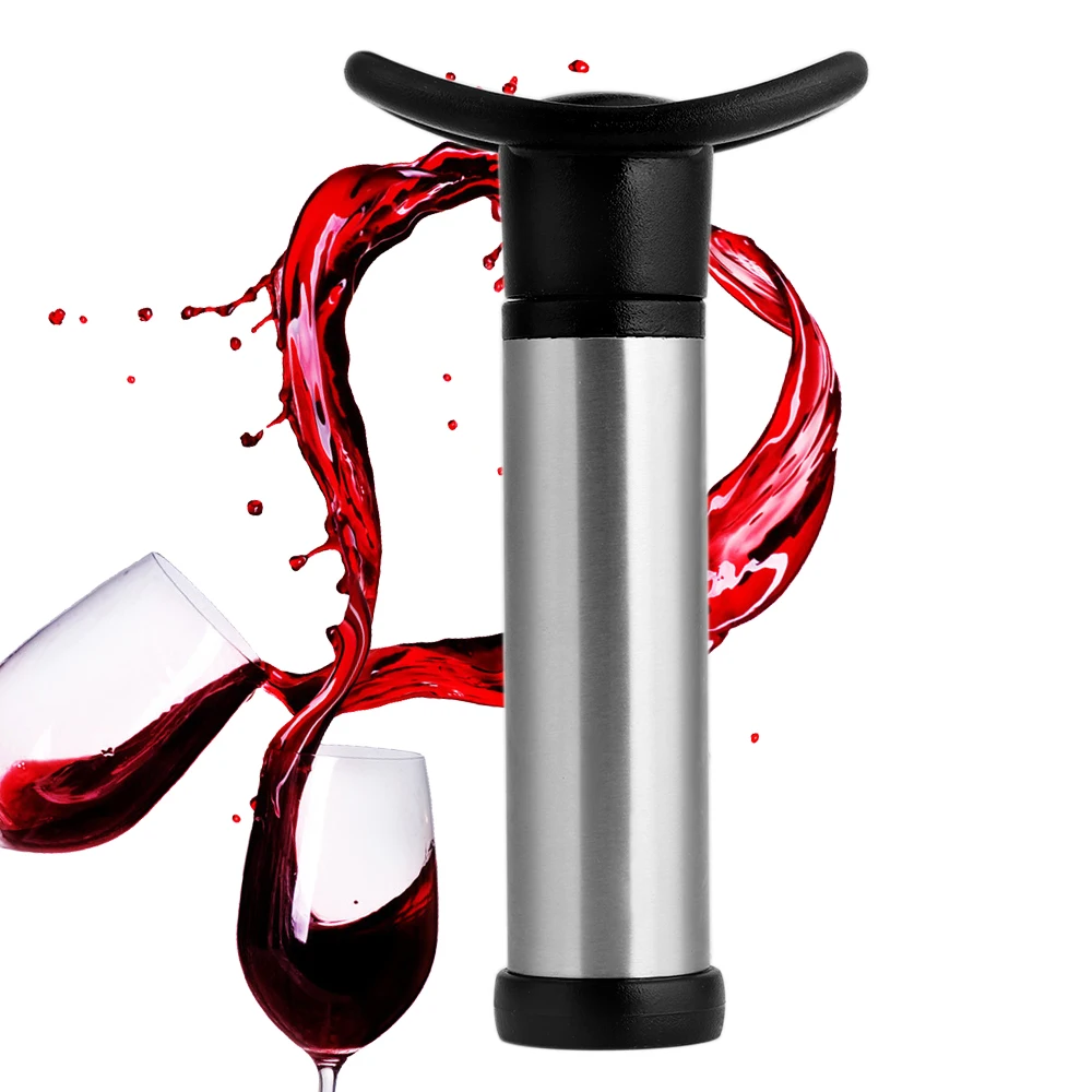 Buy 1set Stainless Steel Red Wine Vacuum Saver Air