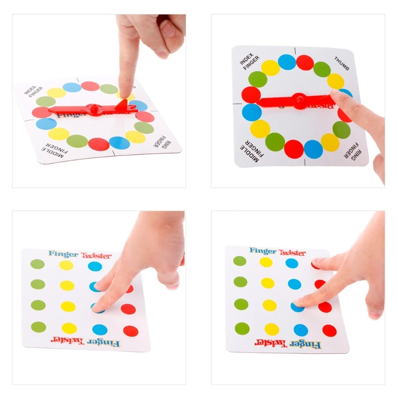 

Finger Twister! Dance on Fingers Family Toys Board Game Board Game for Children Adult and Children Game with box
