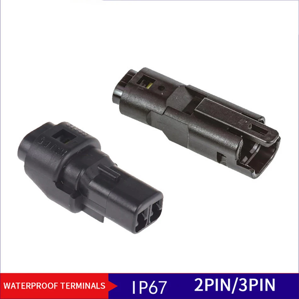 

ET250 IP67 Waterproof Terminal 2pin 3pin Car LED Lamp Small Waterproof Terminal 52266/52213-0211