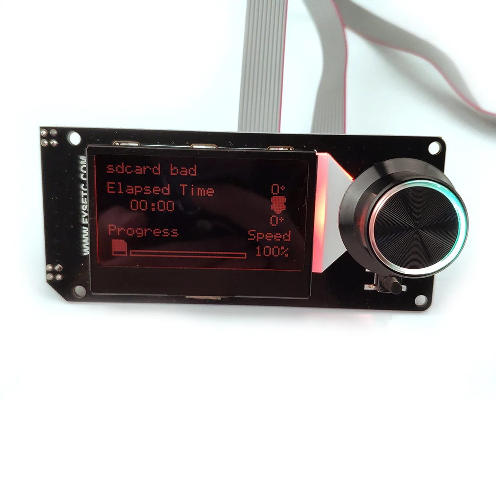 Тип B MINI12864LCD экран RGB подсветка Белый Мини 12864 в 2,1 дисплей Поддержка Marlin DIY для SKR с sd-картой части 3d принтера